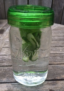 Cucumber Basil Infused Water